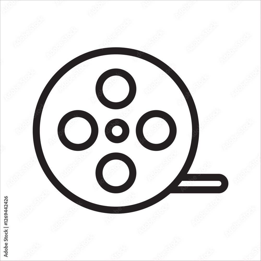 video icon with white background icon vector video icon with white background icon vector