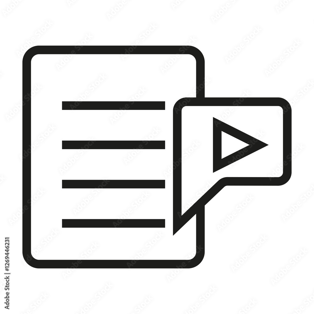 video message vector icon video message vector icon