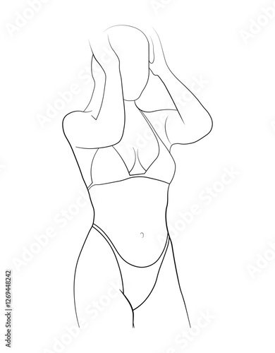 woman swimsuit bikini body figure