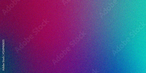 Gradient grainy noise texture background. Wave granny banner, poster, wallpaper background.