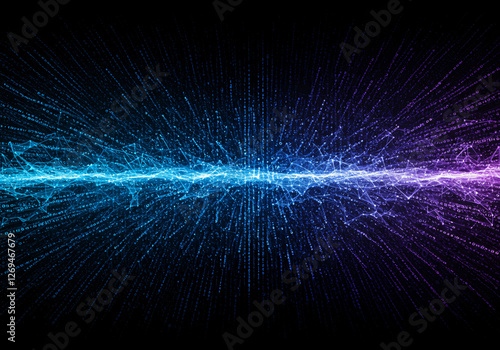 Streaming Binary Code and Digital Data Flow Wallpaper – Futuristic Technology Background