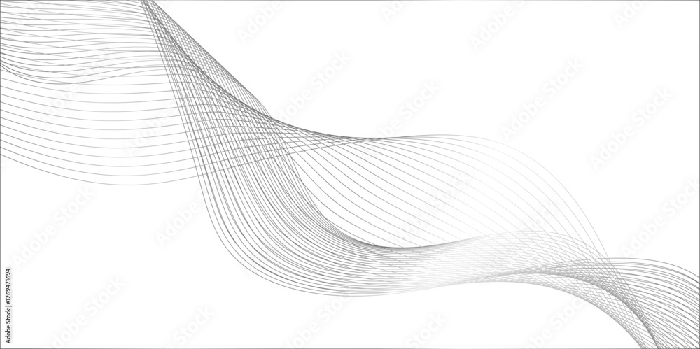 Abstract dynamic color gradient curved wave lines geometric patterns, Modern simple wavy lines template design, modern seamless abstract wave curve lines with flowing particles, smooth dynamic lines. Abstract dynamic color gradient curved wave lines geometric patterns, Modern simple wavy lines template design, modern seamless abstract wave curve lines with flowing particles, smooth dynamic lines.