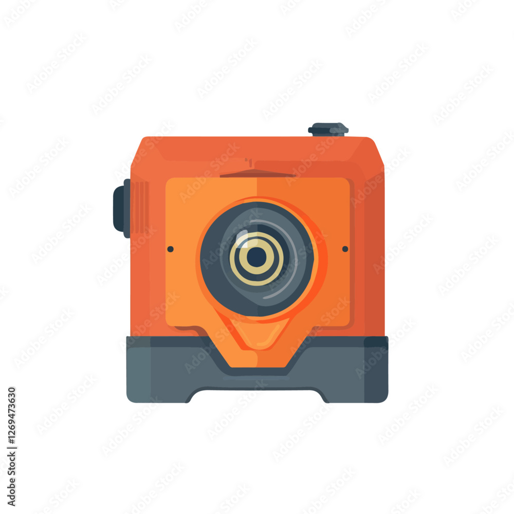 2D flat vector illustration pencil sharpener icon isolated on a white background.
2D flat vector illustration pencil sharpener icon isolated on a white background.