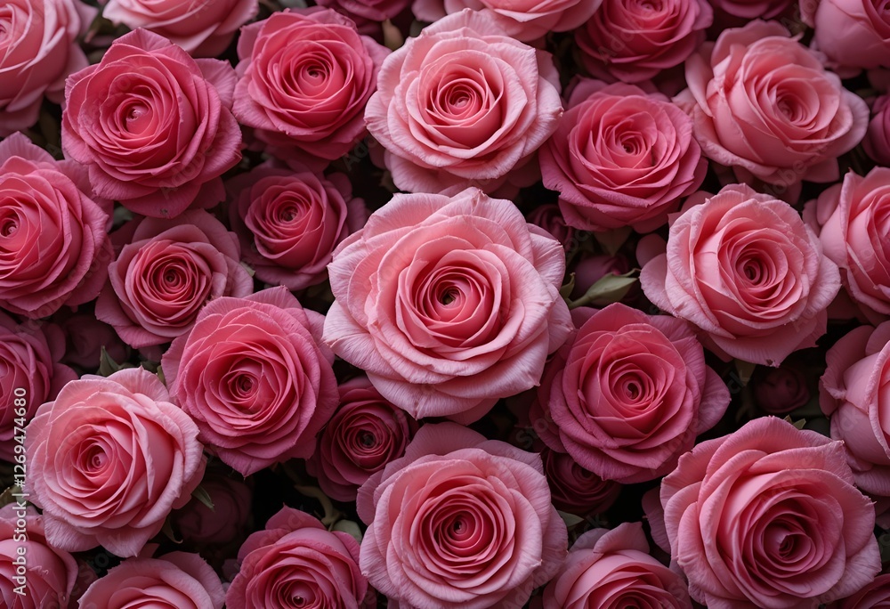numerous red roses from above numerous red roses from above