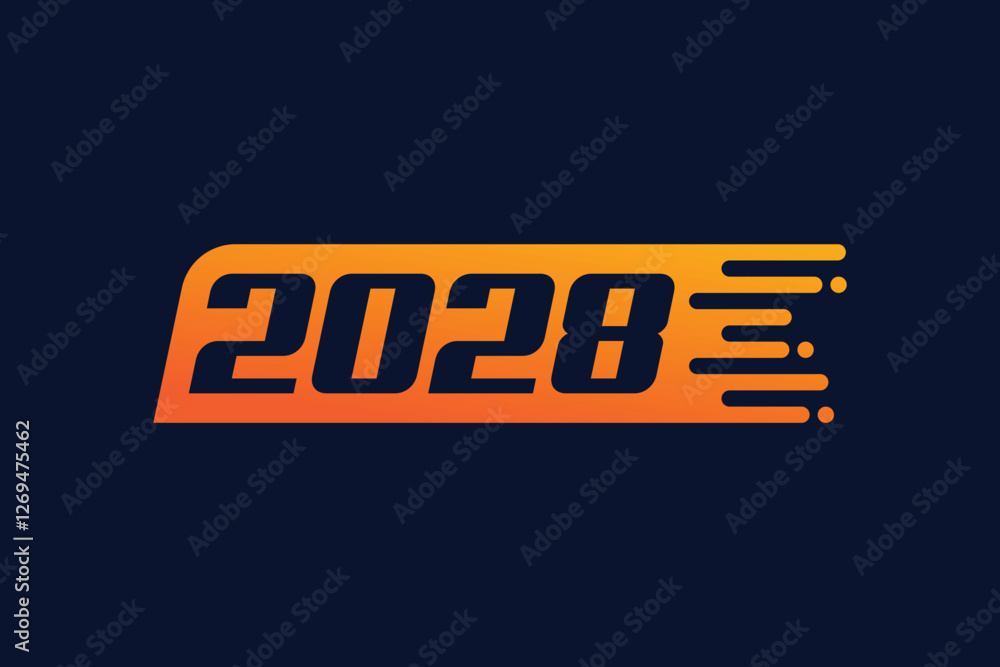 Happy New Year 2028 Design Template Happy New Year 2028 Design Template