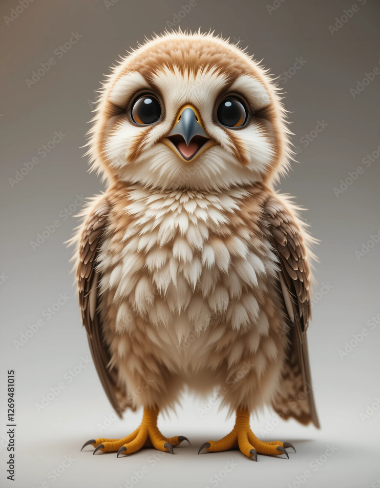 Naklejka premium Sky Predator Falcon