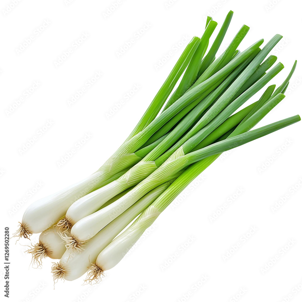 Green spring onion isolated on white background, Fresh Green onion on White Background PNG Green spring onion isolated on white background, Fresh Green onion on White Background PNG