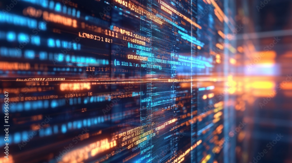Dynamic digital data flow, vibrant neon lights. Dynamic digital data flow, vibrant neon lights.