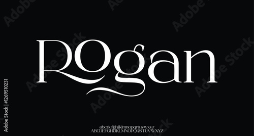 RO logo font and number. ci corporate identity modern luxury. Typography elegant beauty lettering serif italic fonts decorative brand wedding vintage retro logos. vector illustration
