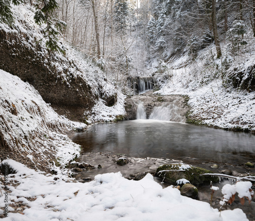 Wasserfälle im Winter