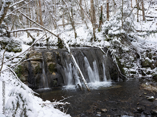 Wasserfälle im Winter