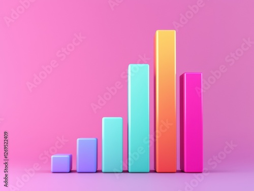 Colorful Growth Chart Illustrating Upward Trends on Soft Background Free Download Colorful Growth Chart Illustrating Upward Trends on Soft Background - GFXLoad