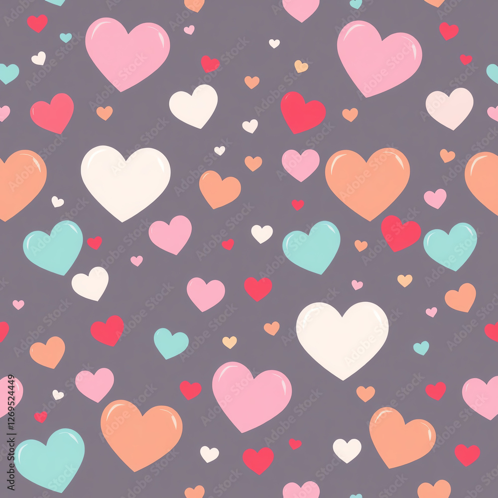 seamless hearts pattern seamless hearts pattern