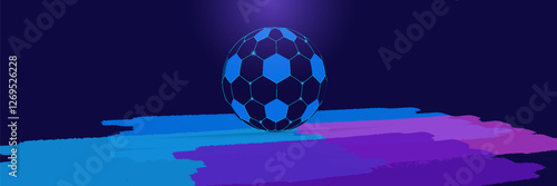 Canvas Print Soccer European championship