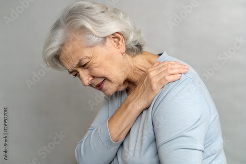 Senior Woman Experiencing Shoulder Pain