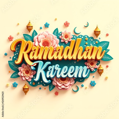 AI generate about ramadhan kareem