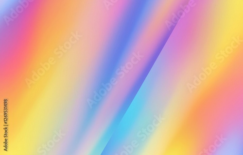 Wallpaper Mural Vibrant Abstract Background with Soft Gradient Colors in Shades of Pink, Blue, Yellow, and Orange for Creative Design Projects Torontodigital.ca