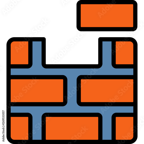 building brickwork icon