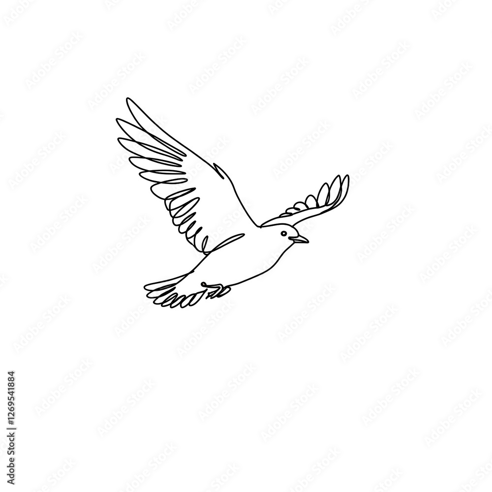 Obraz premium drawing without taking your hands off