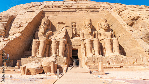 Die Tempelanlage von Abu Simbel