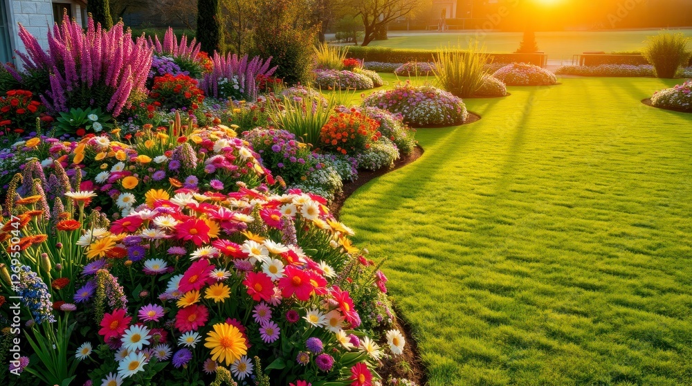 Obraz premium flowers in the park