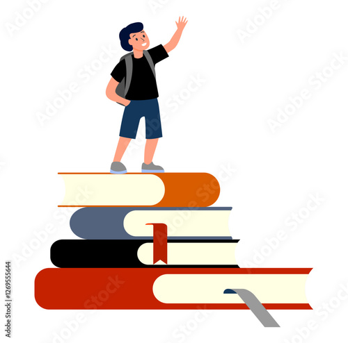 man with books
