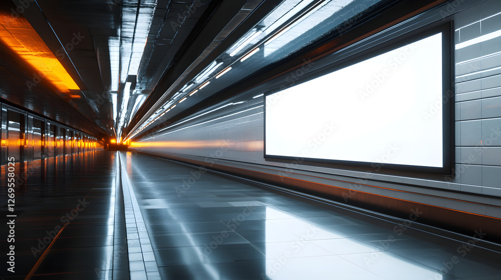 Modern Futuristic Underground Tunnel Architecture Modern Futuristic Underground Tunnel Architecture