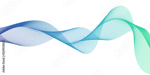 abstract modern curved geometric abstract floating line,  abstract luxury and curved geometric frequency sound wave lines and line technology, Digital various curved frequency track equalizer.