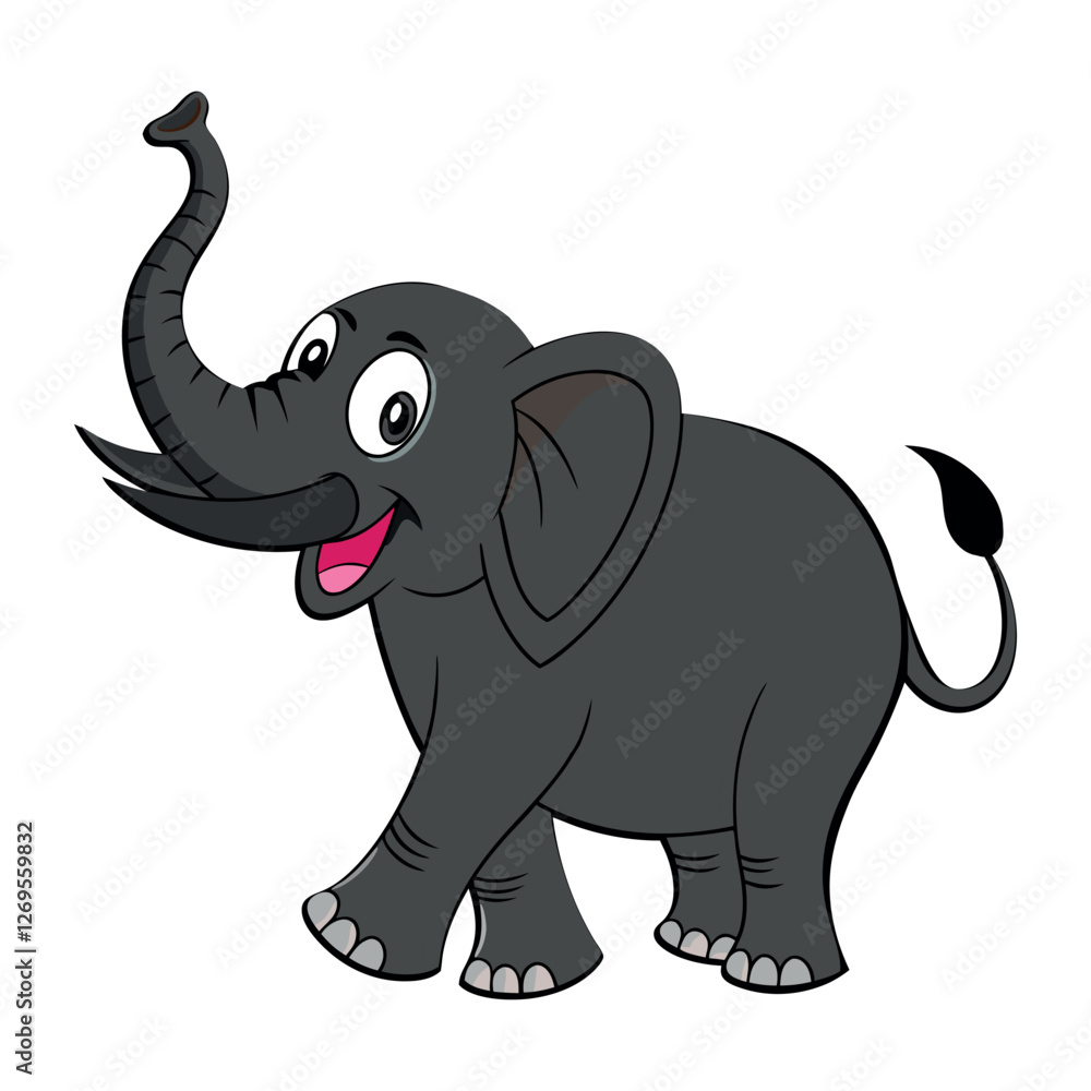 Obraz premium Elephant cartoon design