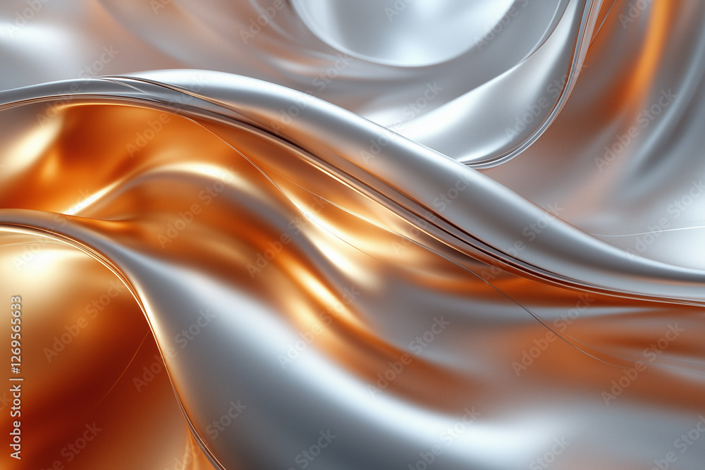 Obraz premium silver spoon on white background