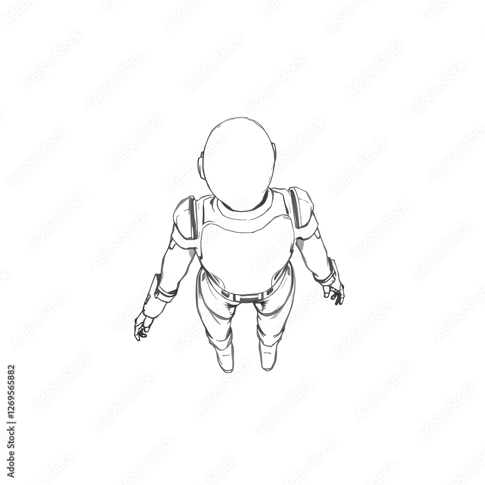 Obraz premium Sketch Art - The Darkness Behind