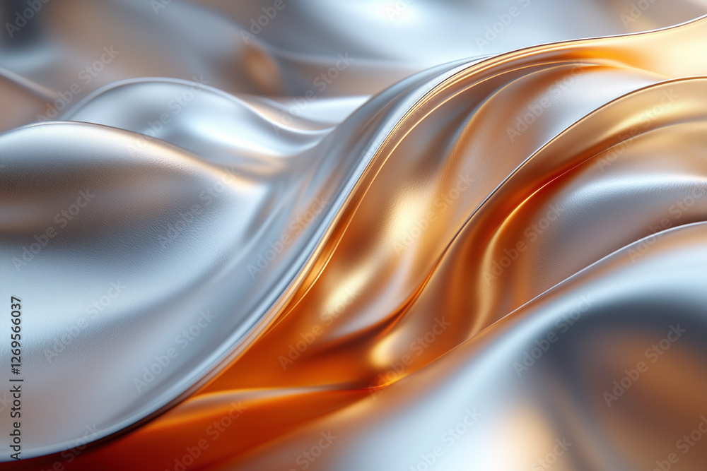 Obraz premium silver spoon on white background