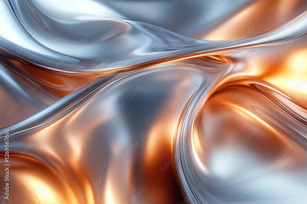 Obraz premium silver spoon on white background