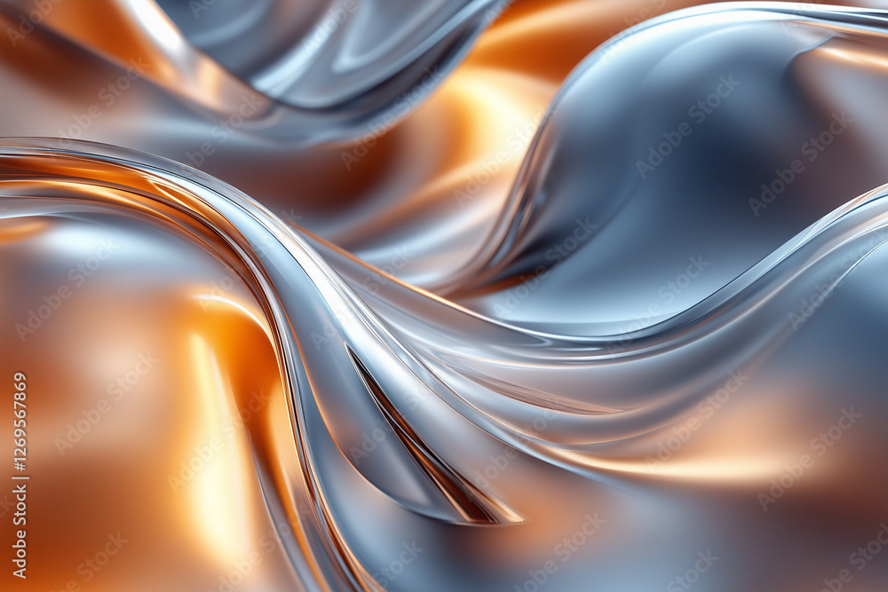 Obraz premium silver spoon on white background