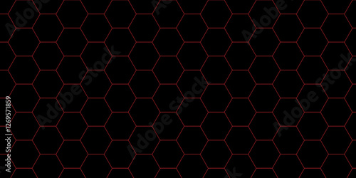 simple hexagonal elements. Honeycomb patterned wood panels in hexagonal shape background. Abstract background consisting of hexagonal shapes with vanishing effect and transparency. Vector illustration
