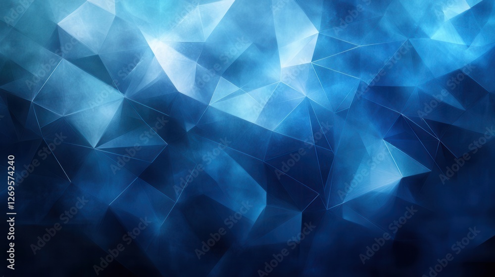 Glowing geometric lines create a mesmerizing ocean floor reflection in shades of blue and white Glowing geometric lines create a mesmerizing ocean floor reflection in shades of blue and white