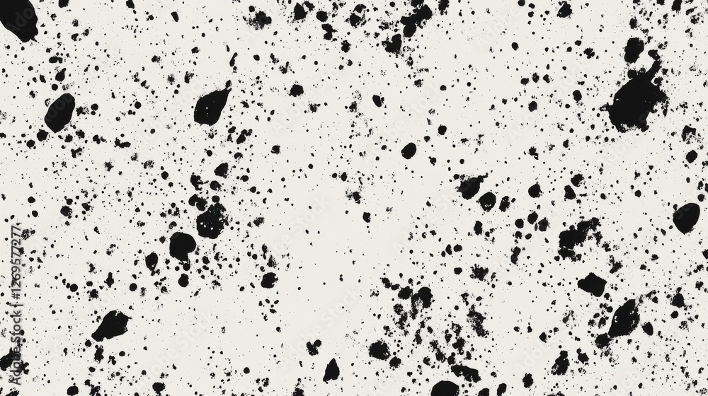 Modern Monochrome Splatter Paint Design, Artistic Abstract, Sleek Aesthetic, Digital Art, Contemporary Viewpoint Modern Monochrome Splatter Paint Design, Artistic Abstract, Sleek Aesthetic, Digital Art, Contemporary Viewpoint