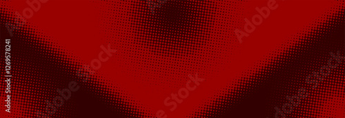 Dark crimson red pop art retro background with halftone in comics style, vector illustration EPS10