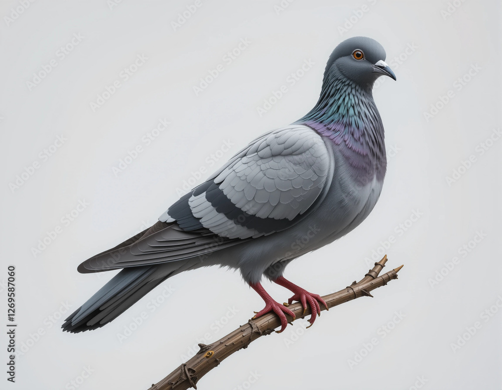 Fototapeta premium Urban Messenger Pigeon