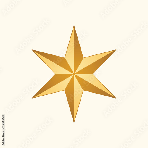 Gradient Star Design Vector Illustration Template photo