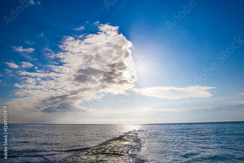 Dramatic Sky Over the Ocean