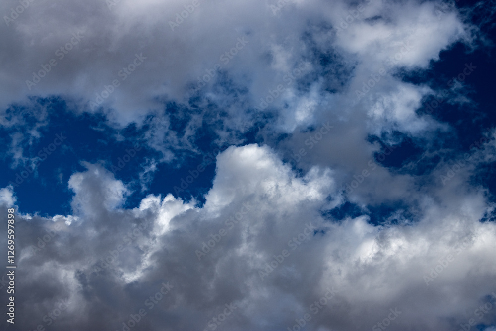 Fototapeta premium blue sky with clouds