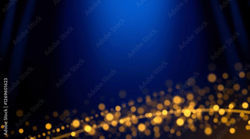 Golden Sparkle Background Image Blue Luxury Design Golden Sparkle Background Image Blue Luxury Design