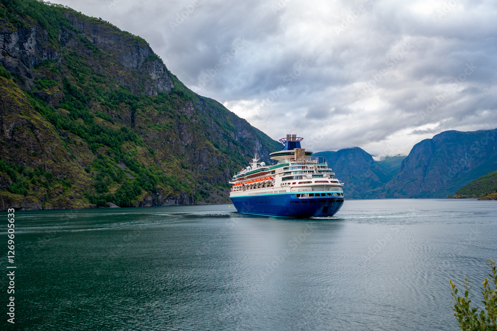 Cruise Liners On Hardanger fjorden Cruise Liners On Hardanger fjorden