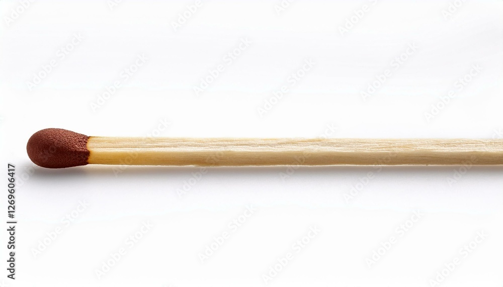 matchstick isolated on a white background matchstick isolated on a white background