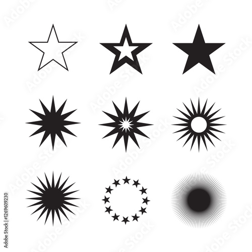 set of star icons
