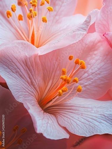 Pink Flower Close Up