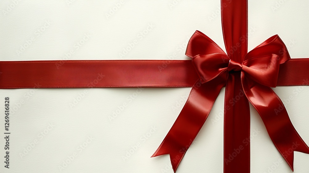 Gift wrapped house symbolizing dreams of home ownership with red accents and copy space Gift wrapped house symbolizing dreams of home ownership with red accents and copy space