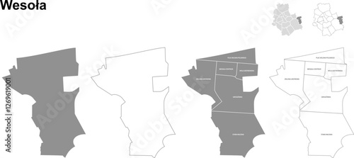 wesola administrative warsaw svg