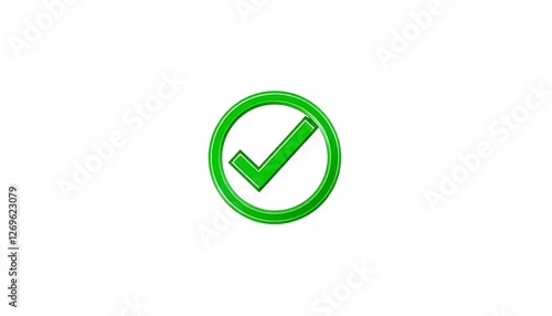 Free Download Green 3D glossy yes and no buttons with checkmark icons for web design - GFXLoad